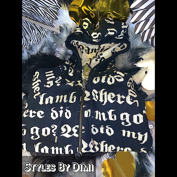 RARE✨L.A.M.B Gwen Stefani Cashmere Sweater/Hoodie - Picture 4 of 8